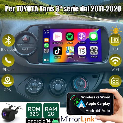 Per toyota yaris 3ª - yaris, serie