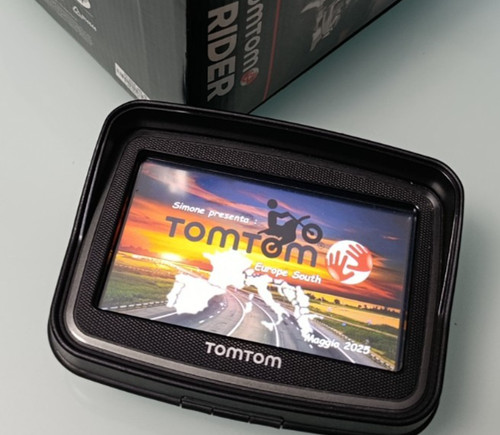 Navigatore gps moto tomtom - navigatore,